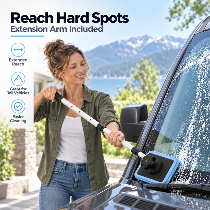 🎁Last Day 49% OFF -Dual Magnetic Car Windshield Cleaner