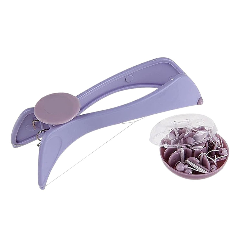 Facial Hair Threading Removal Tool Manual Eyebrow & Body Hair Epilator Portable Face Hair Remover for Home Personal Care